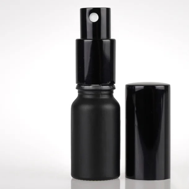 マットブラック＋ブラックパフュームガラス容器 10ml